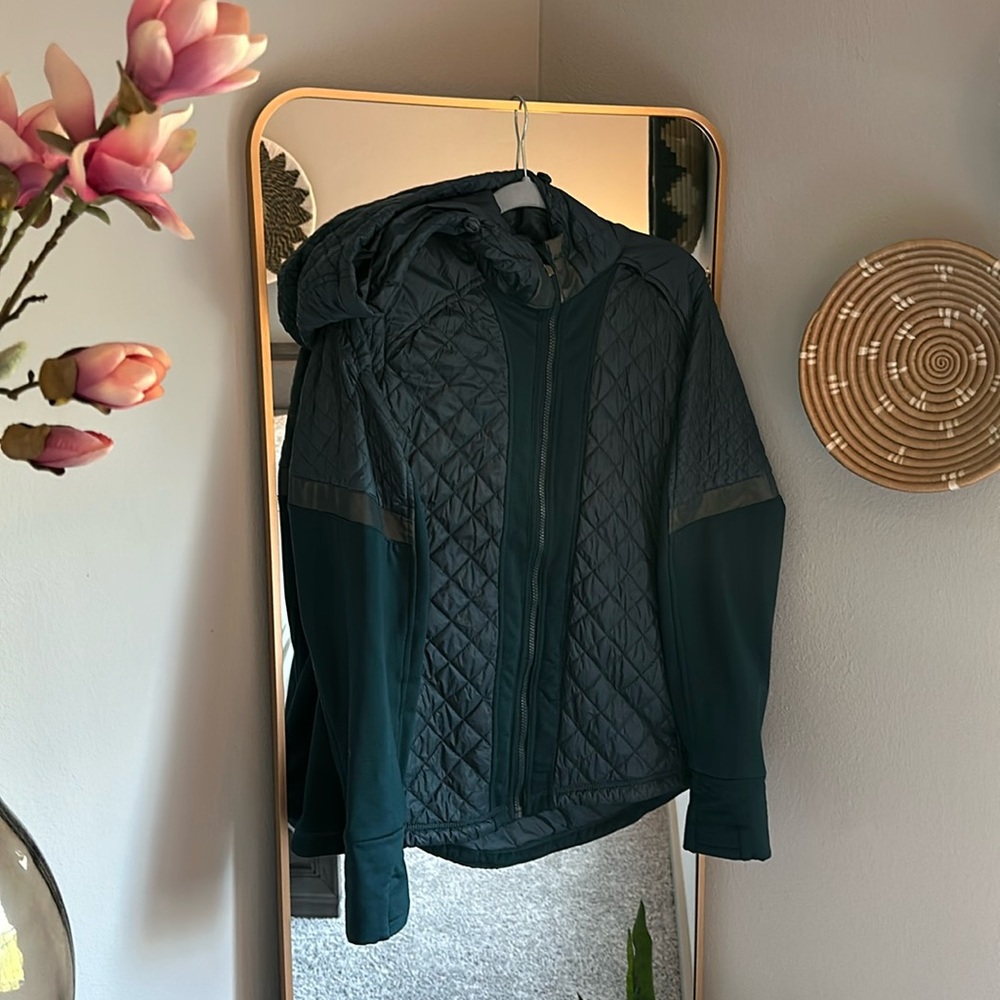 Athleta Dark Teal Rock Springs Jacket (L)